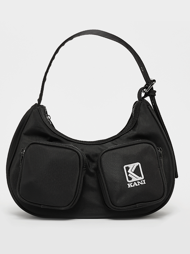 Karl Kani, Og Kani Outerpocket Shoulder Bag, black, Image 1 of 5