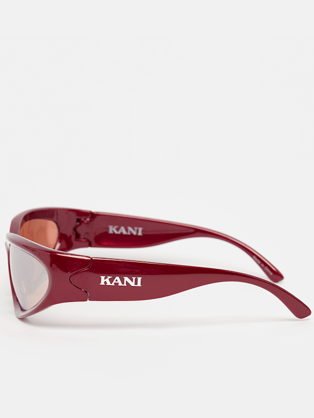 Karl Kani, Retro Oval Shaped Sunglasses, red, Image 2 of 4