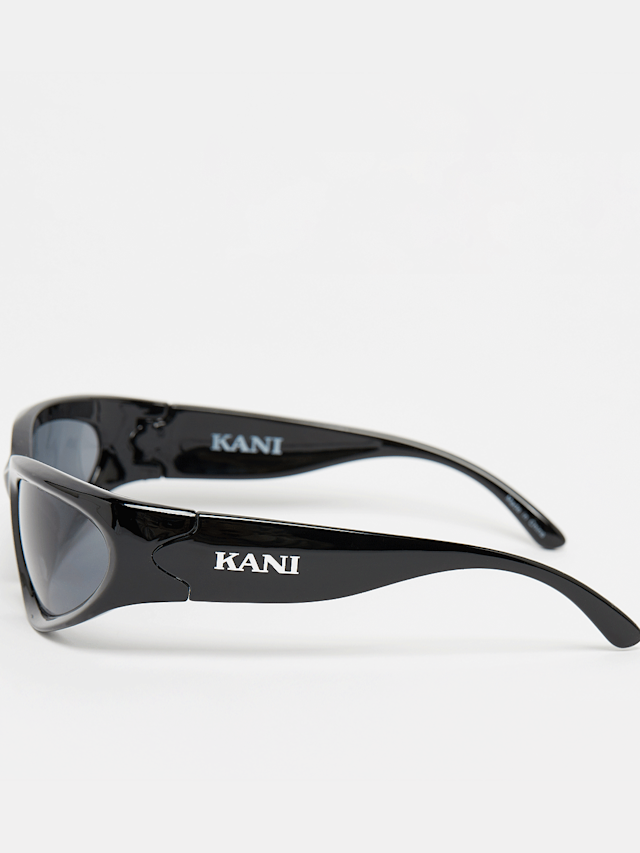 Karl Kani, Retro Oval Shaped Sunglasses, black, Image 2 of 4