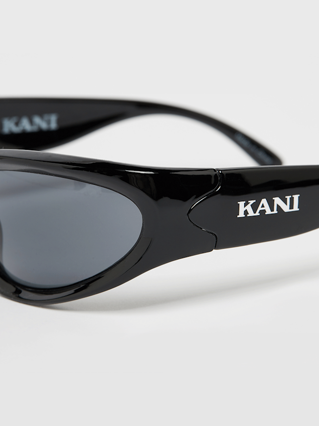 Karl Kani, Retro Oval Shaped Sunglasses, black, Image 3 of 4