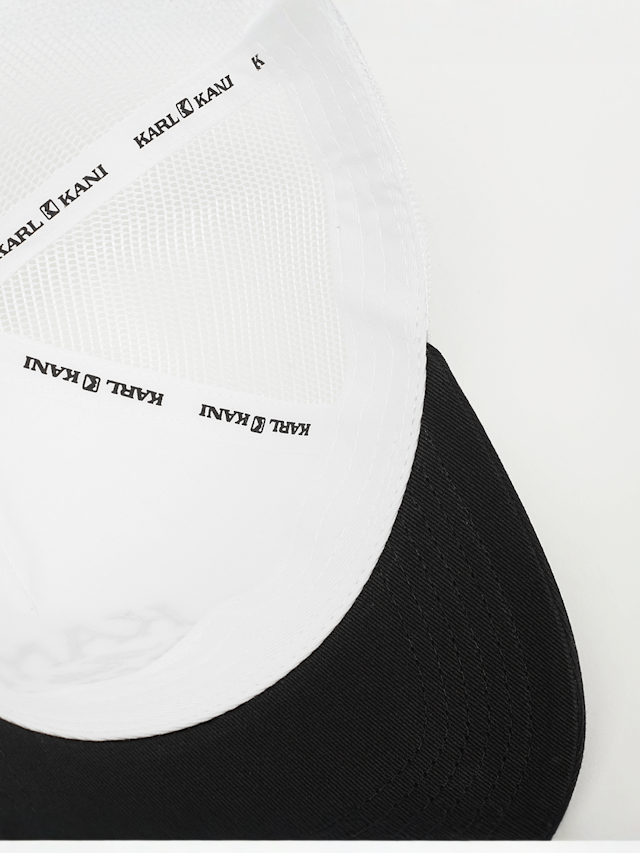 Karl Kani, Woven Signature Kani Music Trucker Cap, white, Image 3 of 4