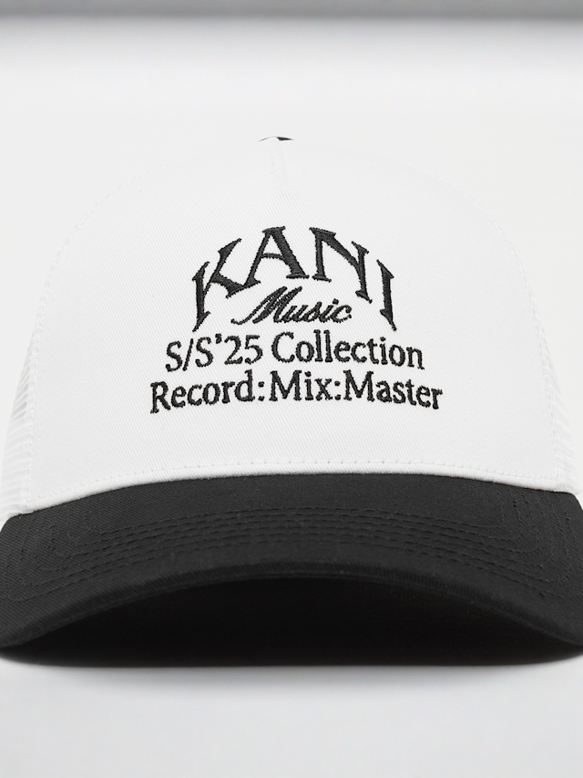 Karl Kani, Woven Signature Kani Music Trucker Cap, white, Image 4 of 4