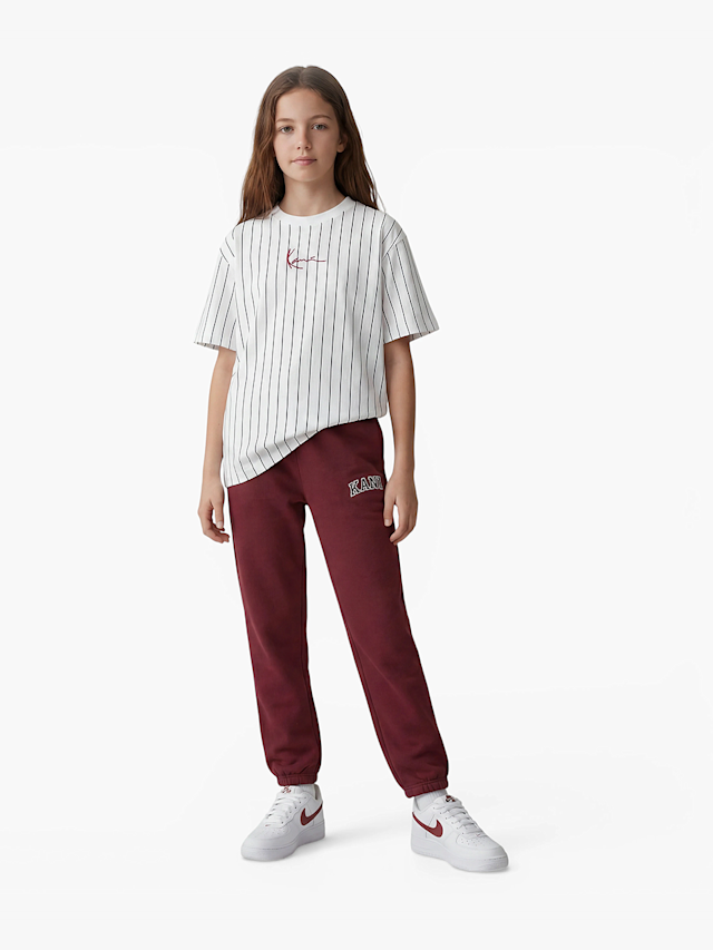 Karl Kani, Small Signature Essential Pinstripe Tee Junior, white, Image 4 of 4