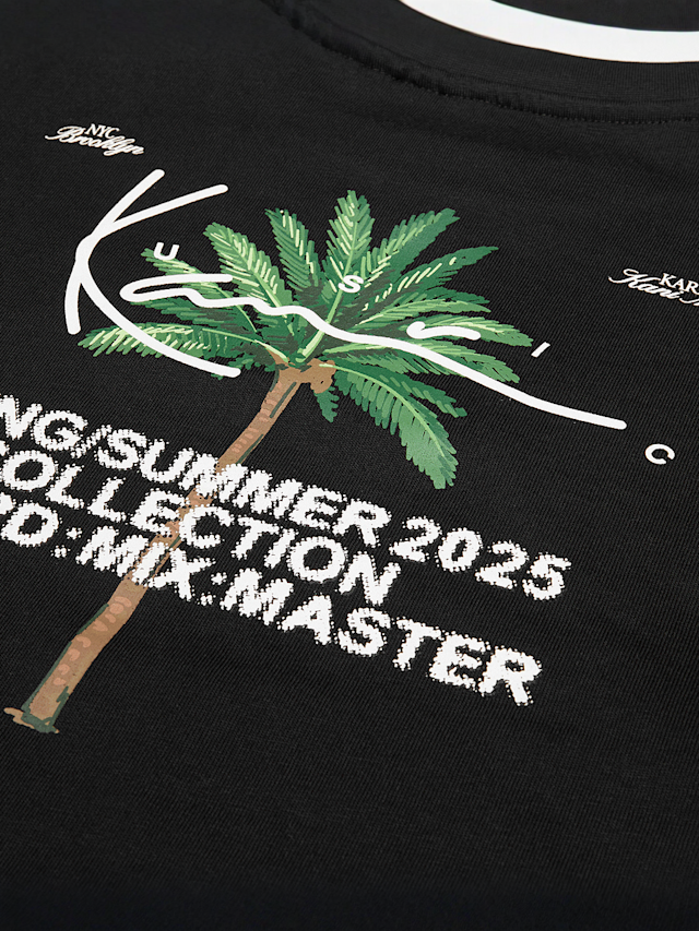Karl Kani, Signature Palm Print T-Shirt Junior, zwart, Afbeelding 4 van 4