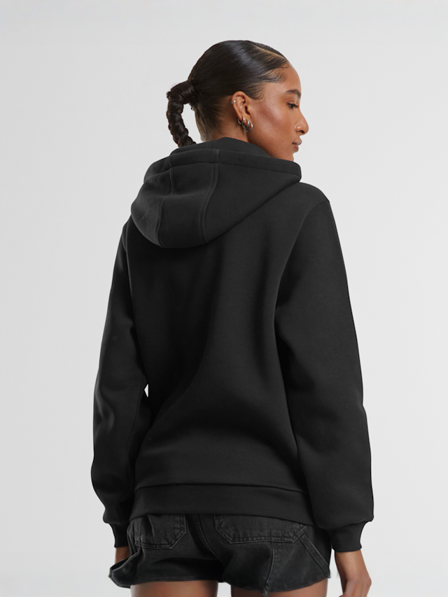 Urban Classics, Fluffy Hoody, zwart, Afbeelding 2 van 5