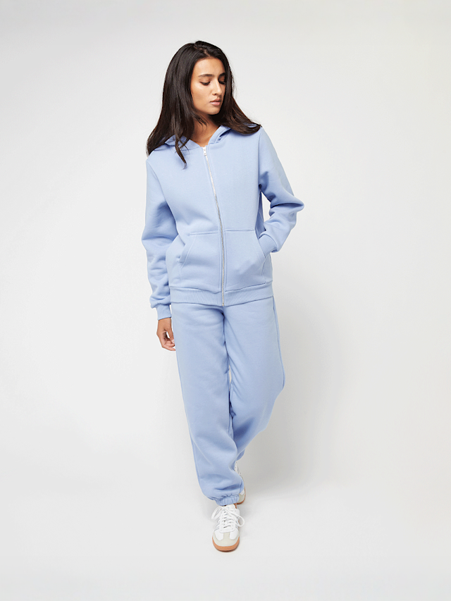 Urban Classics, Fluffy Zip Hoody, blue, Image 4 of 4