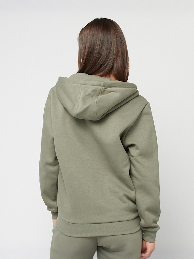 Urban Classics, Fluffy Zip Hoody, groen, Afbeelding 2 van 4