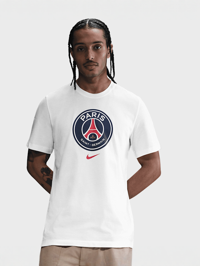 Nike, PSG Crest Tee, white, Image 1 of 3