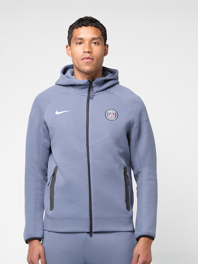 Nike, Paris Saint-Germain Tech Fleece Windrunner, blue, Image 1 of 5