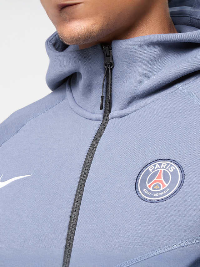 Nike, Paris Saint-Germain Tech Fleece Windrunner, blue, Image 3 of 5