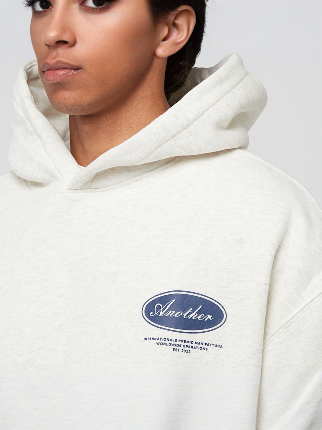 Another Cotton Lab, Summer in Paradise Oversized Hoodie, grey, Image 3 of 5