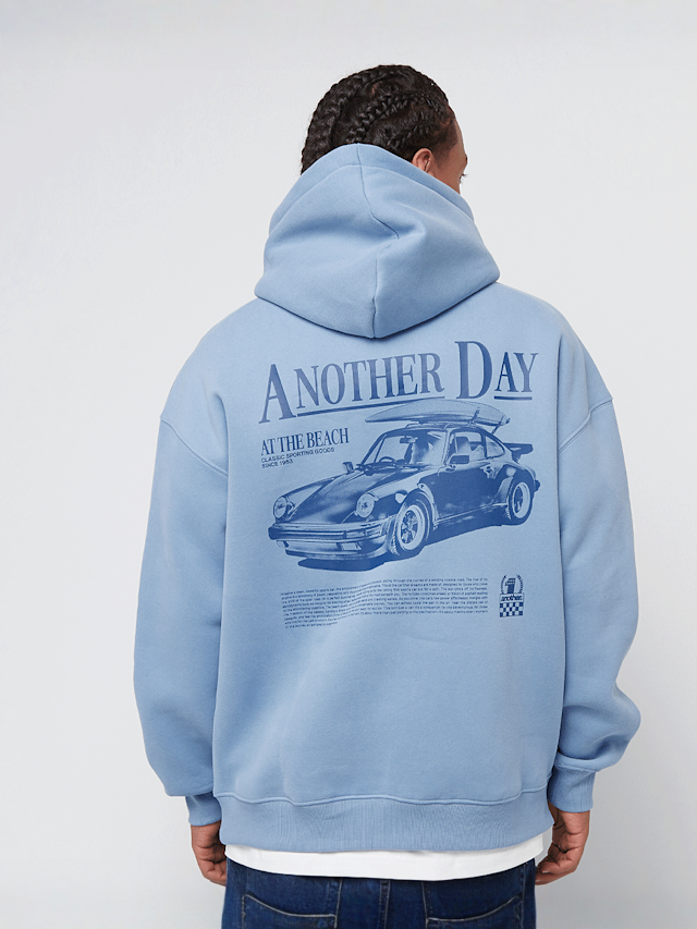 Another Cotton Lab, Another Day Oversized Hoodie, blue, Image 1 of 5