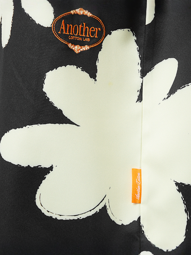 Another Cotton Lab, Flower Shirt, black, Image 3 of 4