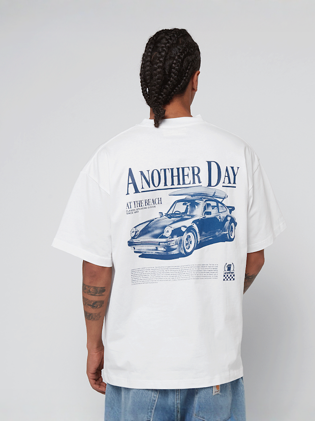 Another Cotton Lab, Another Day Oversized T-Shirt, white, Image 1 of 5