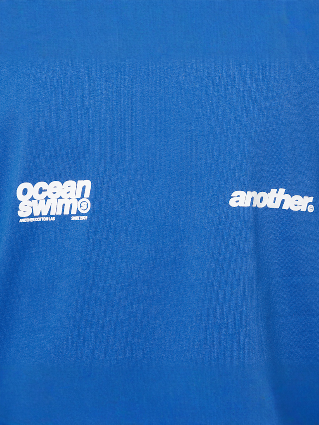 Another Cotton Lab, Ocean Swim Oversized T-Shirt, blue, Image 3 of 5