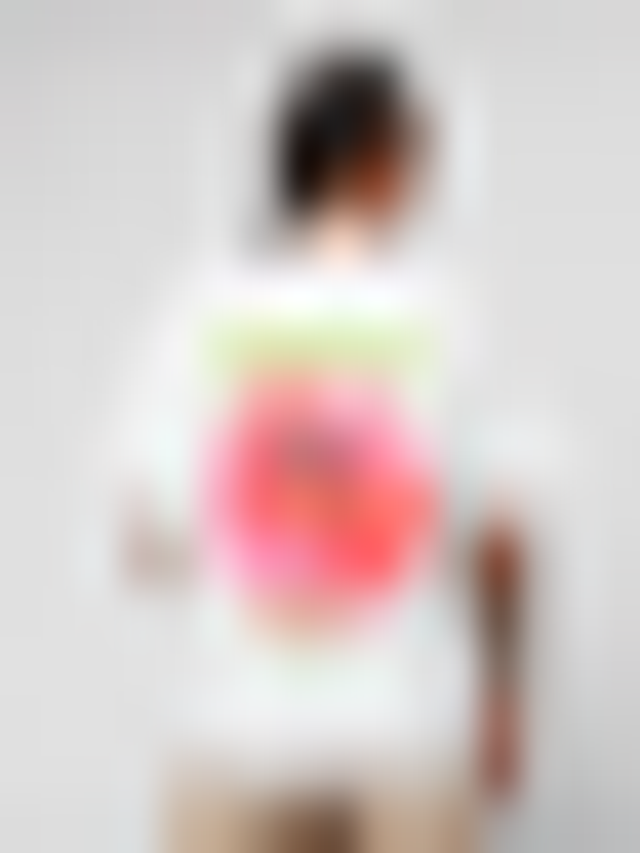 Another Cotton Lab, El Paraiso Oversized T-Shirt, white, Image 1 of 5