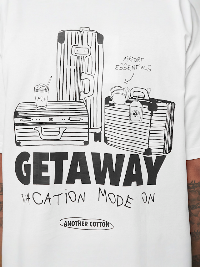 Another Cotton Lab, Getaway Oversized Tshirt, white, Image 4 of 5