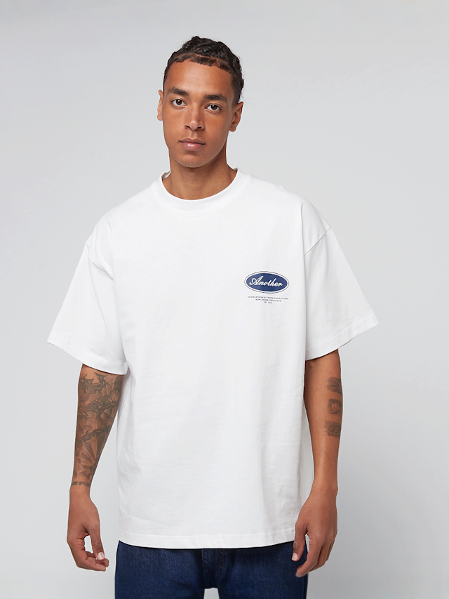 Another Cotton Lab, Summer in Paradise Oversized T-Shirt, white, Image 2 of 5