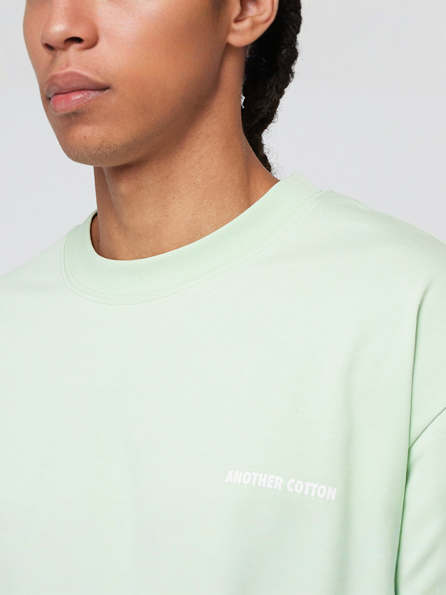 Another Cotton Lab, Matcha Oversized T-Shirt, green, Image 3 of 5