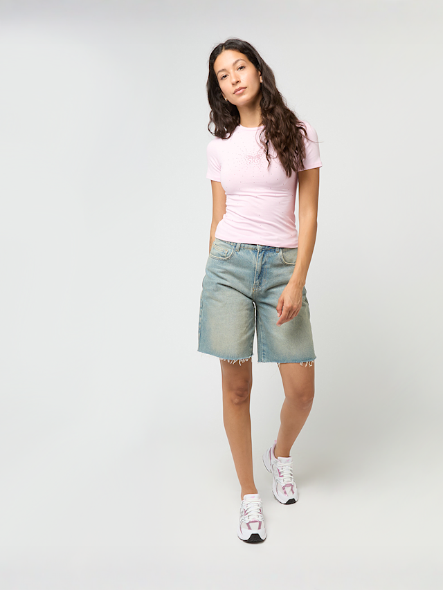 Felicious, Glowing Butterfly Tee, light pink, Image 4 of 4