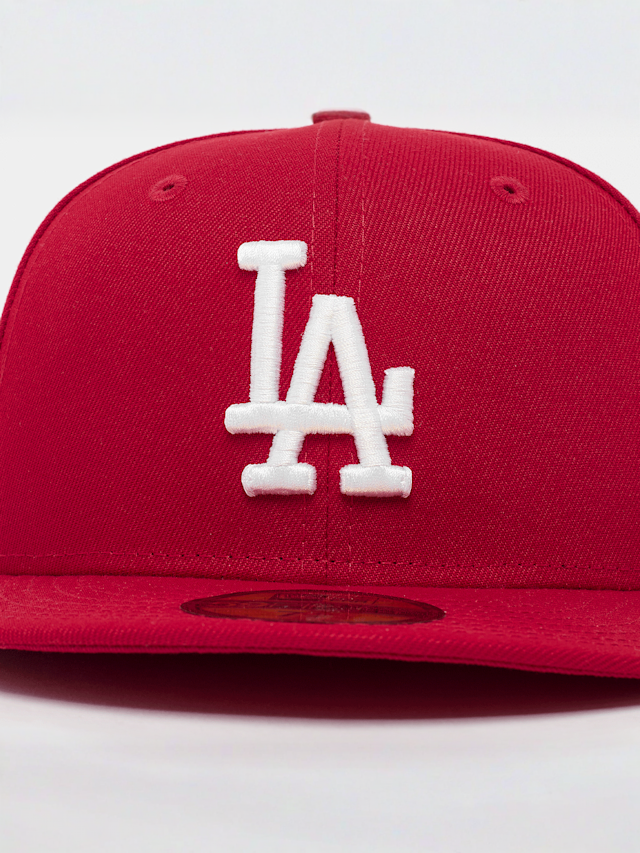 New Era, 59Fifty League Essential Los Angeles Dodgers, czerwony, Obraz 4 z 4