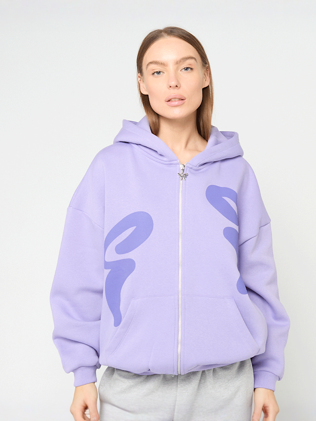 Felicious, Butterfly Zip Hoodie, purple, Image 1 of 6