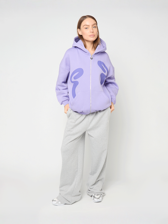 Felicious, Butterfly Zip Hoodie, purple, Image 6 of 6
