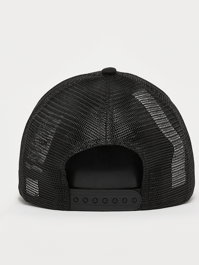 New Era, A-Frame Trucker Oval Distress Patch New Era, black, Image 2 of 4
