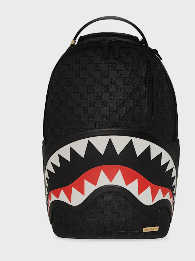 SPRAYGROUND, BLACK OUT SHARKS IN PARIS DLXSV BACKPACK black, black, Image 1 of 9