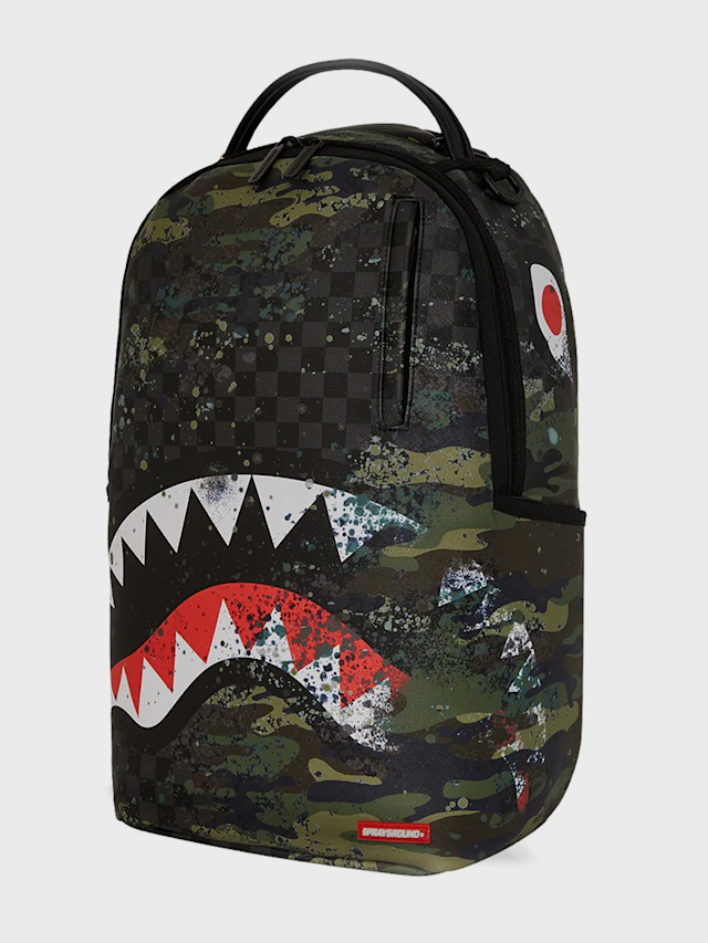 SPRAYGROUND, CAMO SPLASH DLXSV BACKPACK camouflage, camouflage, Image 2 of 9