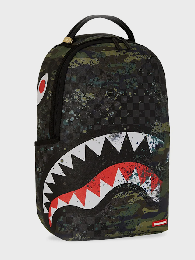SPRAYGROUND, CAMO SPLASH DLXSV BACKPACK camouflage, camouflage, Image 5 of 9