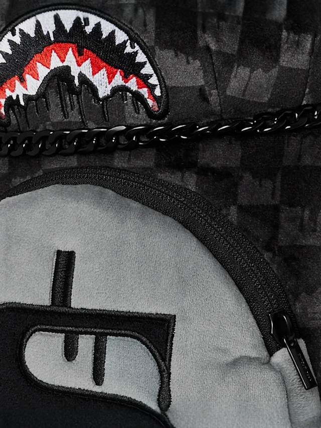 SPRAYGROUND, Dripping Sharks In Paris Moneybear Teddy Bear, grey, Image 5 of 7