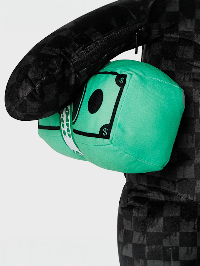 SPRAYGROUND, Dripping Sharks In Paris Moneybear Teddy Bear, grey, Image 6 of 7