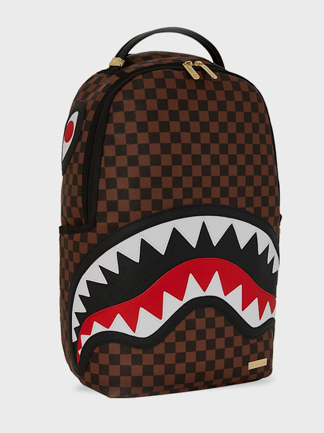 SPRAYGROUND, SAWTOOTH SHARKS IN PARIS DLXSV BACKPACK brown, brown, Image 4 of 8