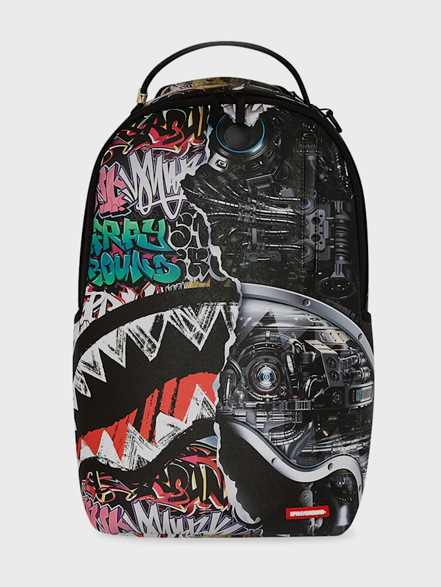 SPRAYGROUND, Split Cybershark DLXSV Backpack, multicolor, Afbeelding 1 van 9