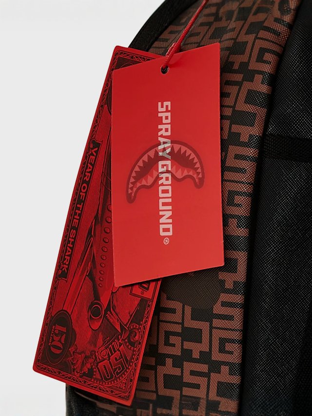 SPRAYGROUND, MONEY SPLIT DLX BACKPACK brown, brown, Image 9 of 9