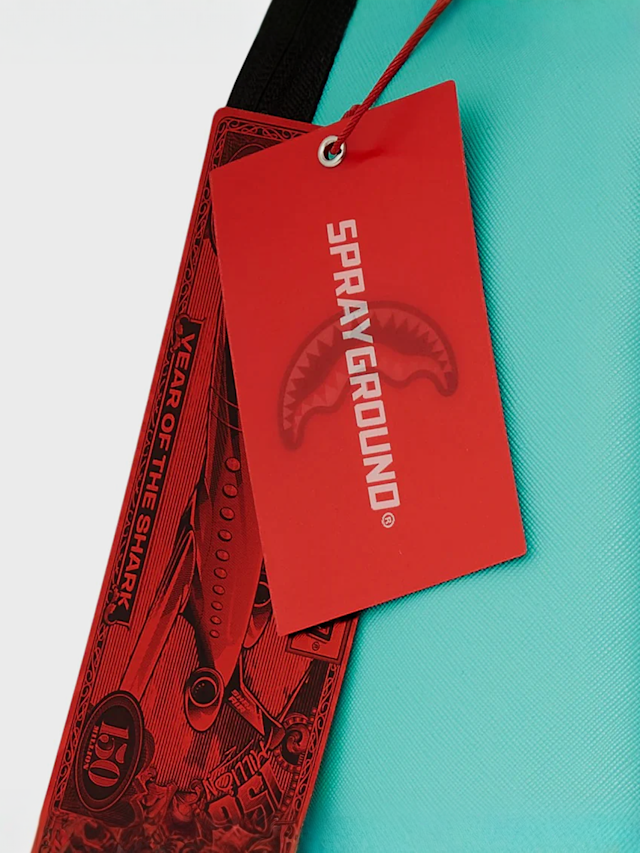 SPRAYGROUND, Shark Crentral Aqua DLXSV Backpack turquoise, blue, Image 9 of 9