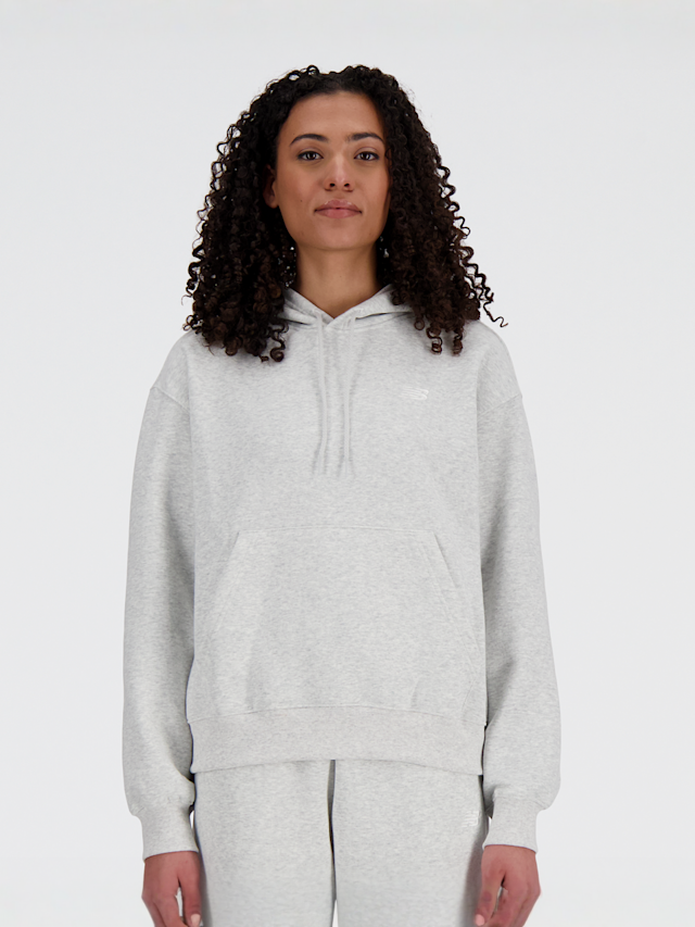 New Balance, Sport Essentials Fleece Hoodie, grijs, Afbeelding 1 van 4