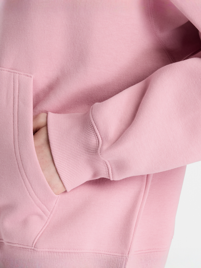 New Balance, Sport Essentials Fleece Hoodie, Pink, Image 5 of 5