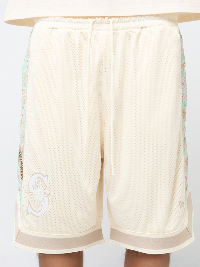 New Era, MLB Infill Mesh Short Seattle Mariners, beige, Afbeelding 5 van 6