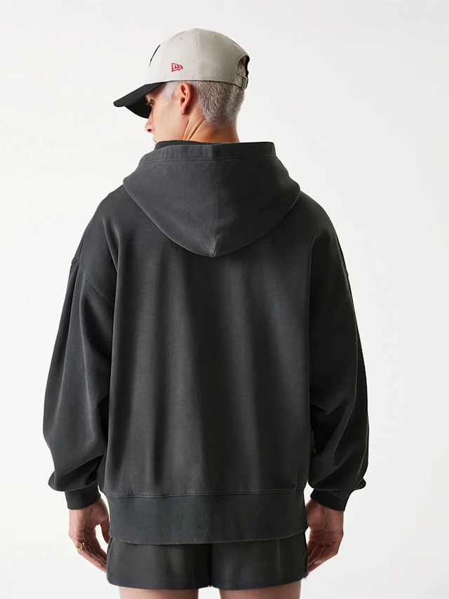 New Era, NBA Washed Full Zip Chicago Bulls, black, Image 2 of 6
