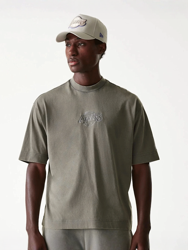 New Era, NBA Los Angeles Lakers Washed Tanktop, grey, Image 1 of 4