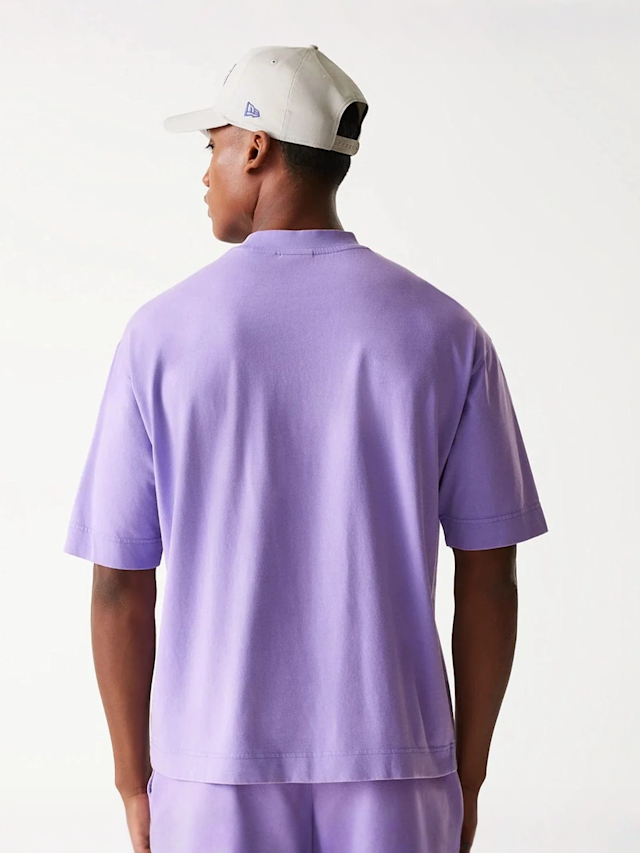 New Era, NBA Los Angeles Lakers Washed T-Shirt, purple, Image 2 of 4