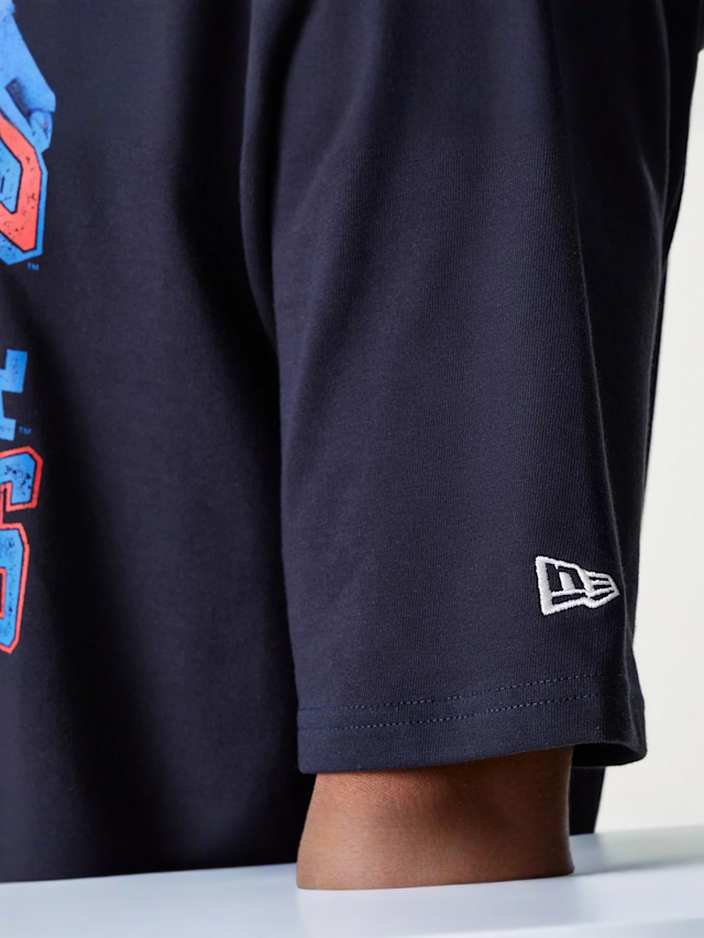 New Era, MLB Los Angeles Dodgers World Series Oversized Tee, blue, Image 4 of 4