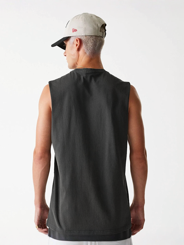 New Era, NBA Chicago Bulls Washed Tanktop, grey, Image 2 of 5