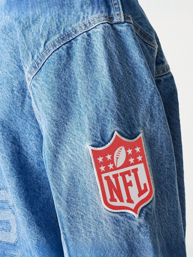 New Era, NFL Denim Jacket Kansas City Chiefs, blue, Image 4 of 6