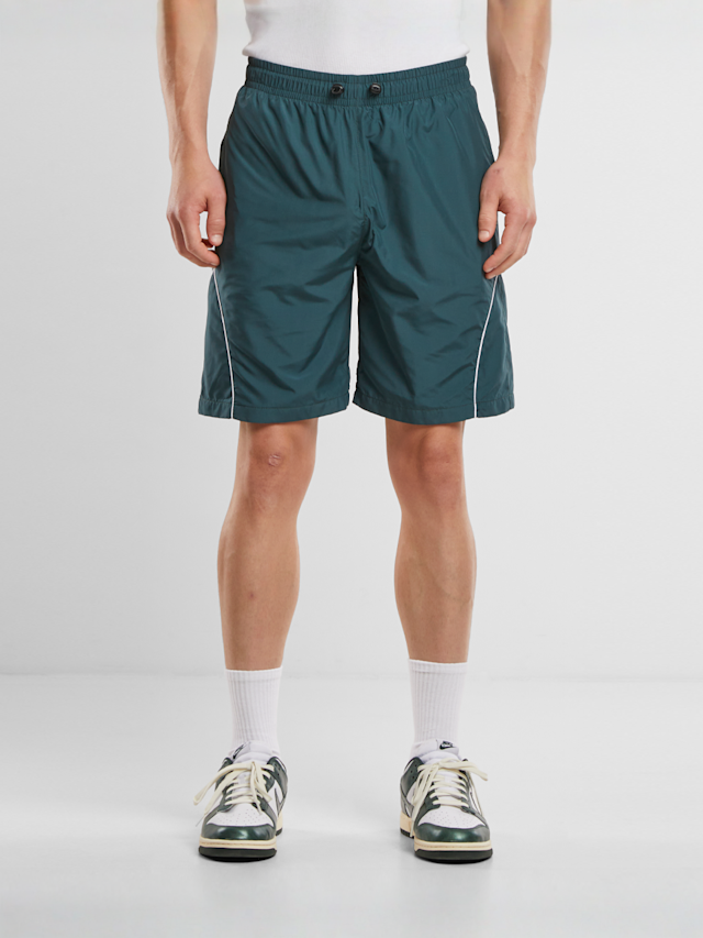 Urban Classics, Piped Panel Trackshorts, turquoise, Image 1 of 4