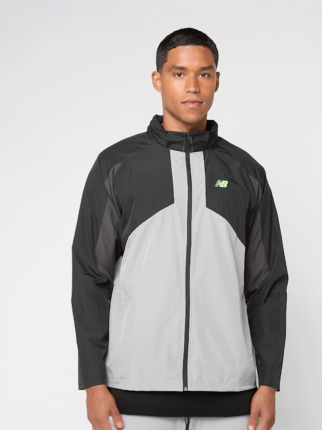 New Balance, Active Woven Jacket, black, Image 1 of 5