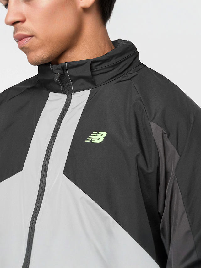 New Balance, Active Woven Jacket, black, Image 3 of 5