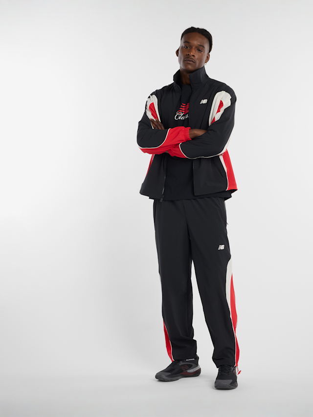 New Balance, In Game Woven Track Pants, czarny, Obraz 7 z 7